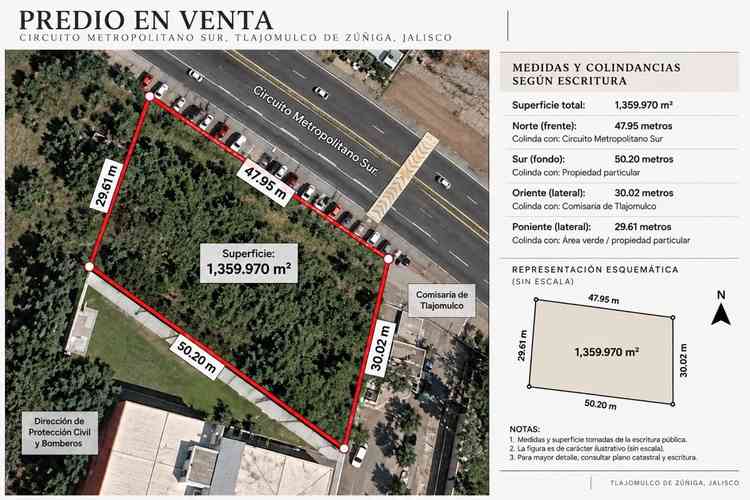 terreno en venta circuito metropolitano sur tlajomulco tlajomulco de zuniga jalisco pEIVBWn